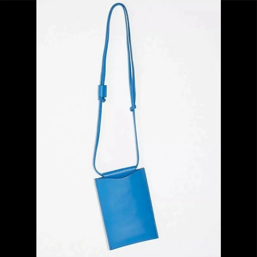 NWT Free People Dance All Night Leather Lanyard Bag